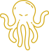 gold octopus